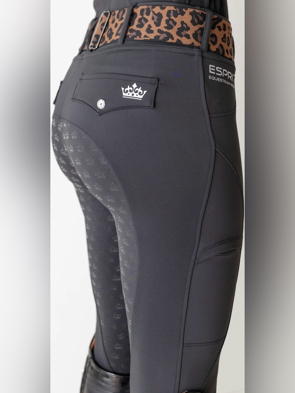 Esprit Black Classic Full Seat Riding Tight - Picture 6 of 7
